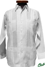 Cargar imagen en el visor de la galería, Guayaberas Cab. Guayabera de lino. Linen wedding shirts.