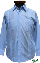 Cargar imagen en el visor de la galería, Guayaberas Finas Cab. Azul